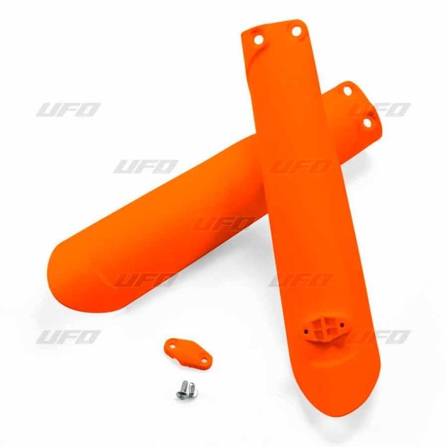 PROTECTORES HORQUILLA UFO KTM NARANJA FLUOR KT04055-FFLU   94431