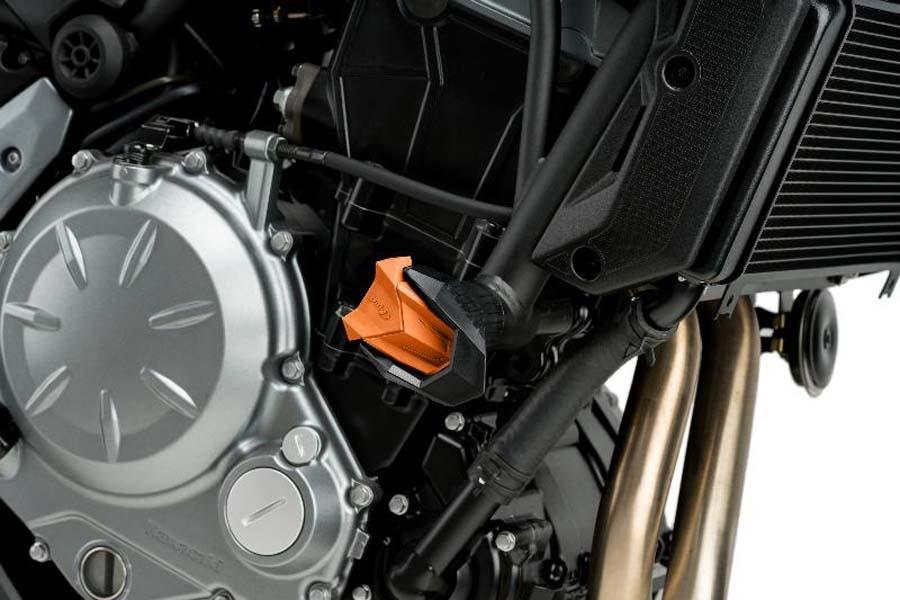 JUEGO GOMAS PROTECTOR DE MOTOR R19 C/NARANJA    3148T