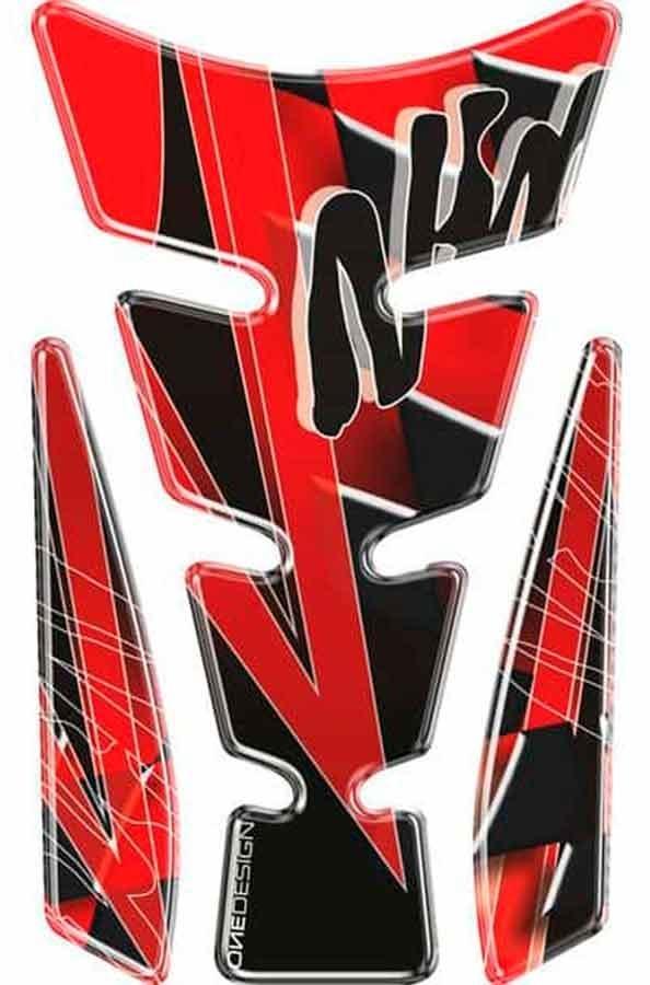PROTECTOR DEPOSITO PUIG WINGS NINJA C/ROJO-NEGRO 4721R