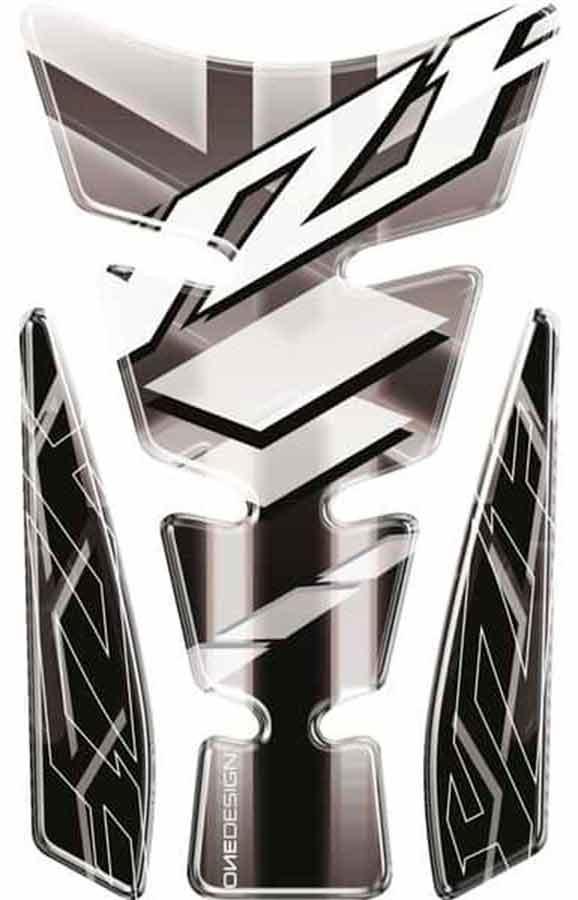 PROTECTOR DEPOSITO PUIG WINGS YZF C/PLATA-NEGRO 4723P