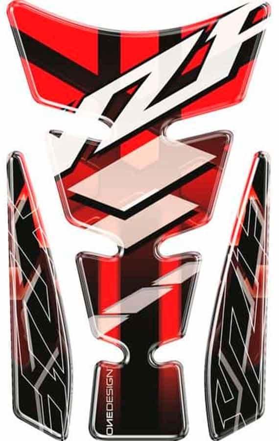 PROTECTOR DEPOSITO PUIG WINGS YZF C/ROJO-NEGRO 4723R