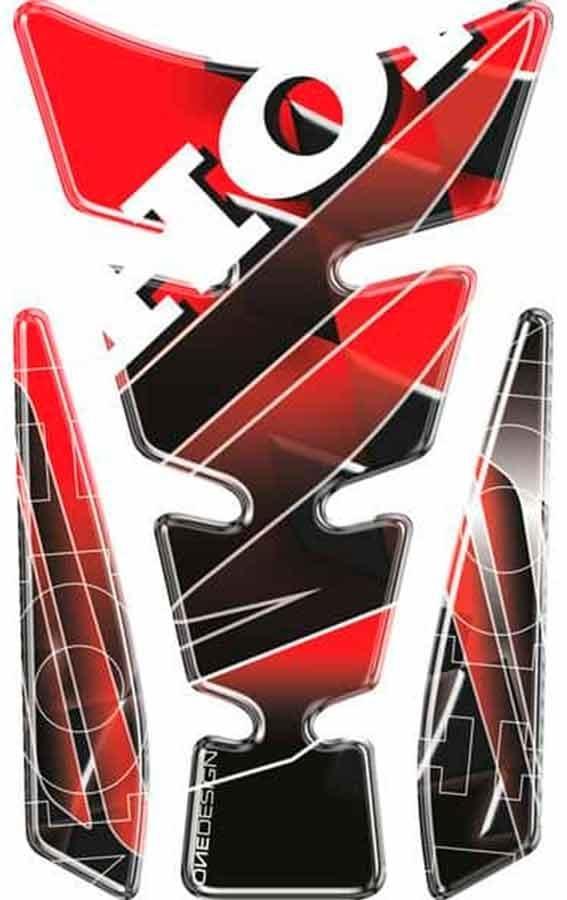 PROTECTOR DEPOSITO PUIG WINGS HONDA C/ROJO-NEGRO 4785R