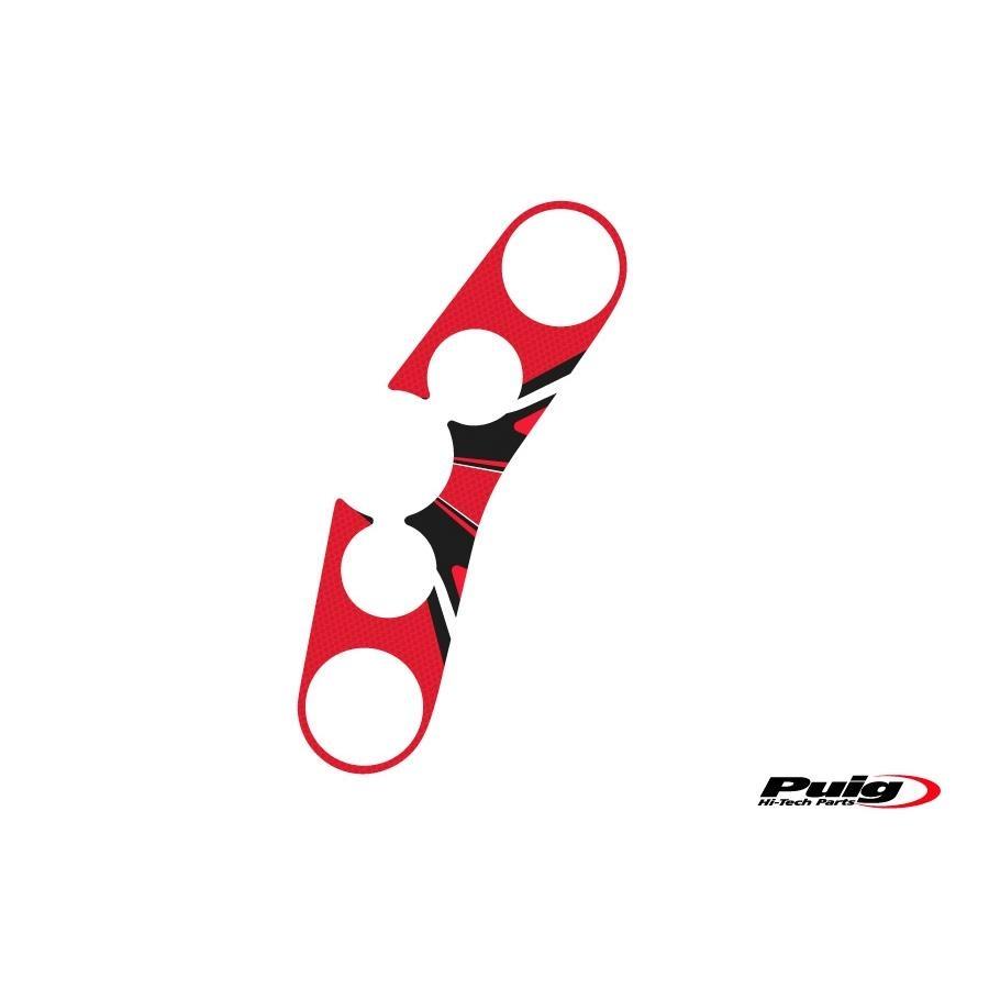 PROTECTOR TIJA PUIG SUZUKI GSR750 11-17 C/ROJO 6918R