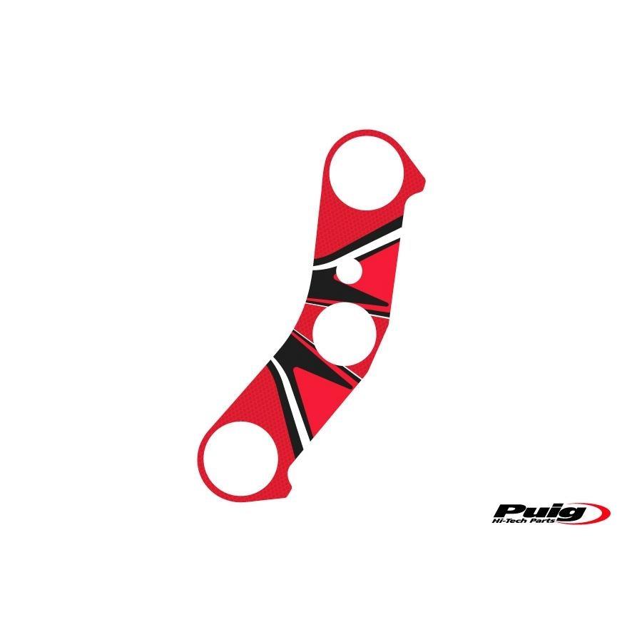 PROTECTOR TIJA PUIG YAMAHA R6 06-16' C/ROJO 6929R