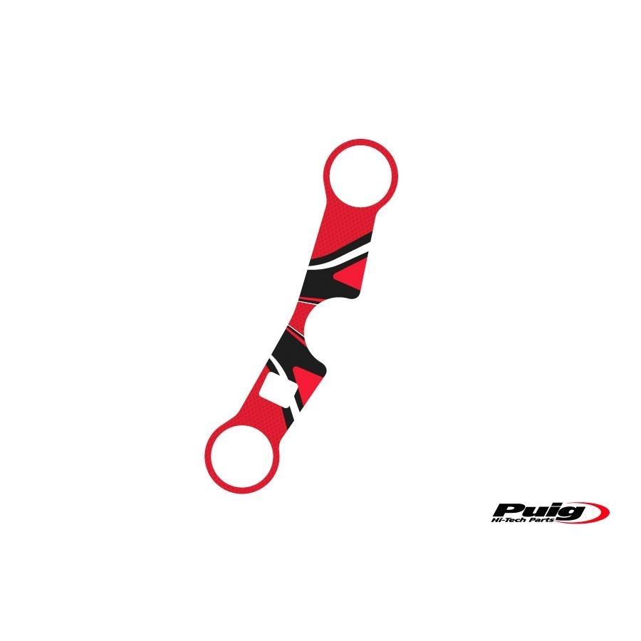 PROTECTOR TIJA PUIG SUZUKI SV650S 03-08 C/ROJO 6934R