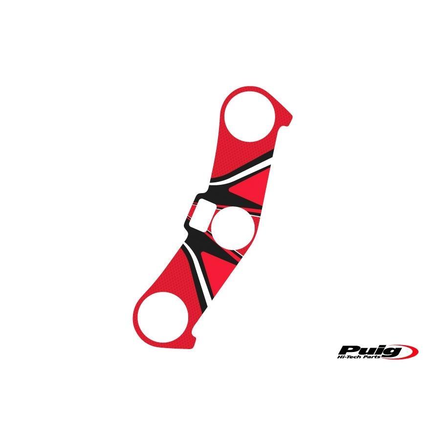 PROTECTOR TIJA PUIG KAWASAKI ZX6R 03-04 C/ROJO 6945R