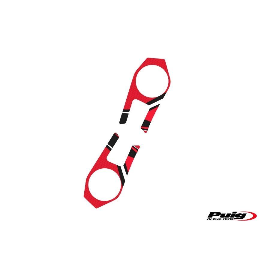 PROTECTOR TIJA PUIG KAWASAKI ZX6R 09-16 C/ROJO 6948R