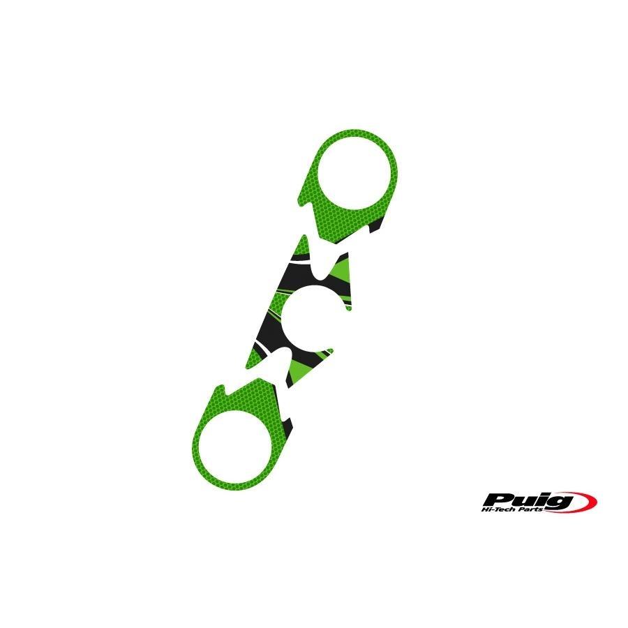 PROTECTOR TIJA PUIG KAWASAKI ZX6R 07-08 C/VERDE 6949V