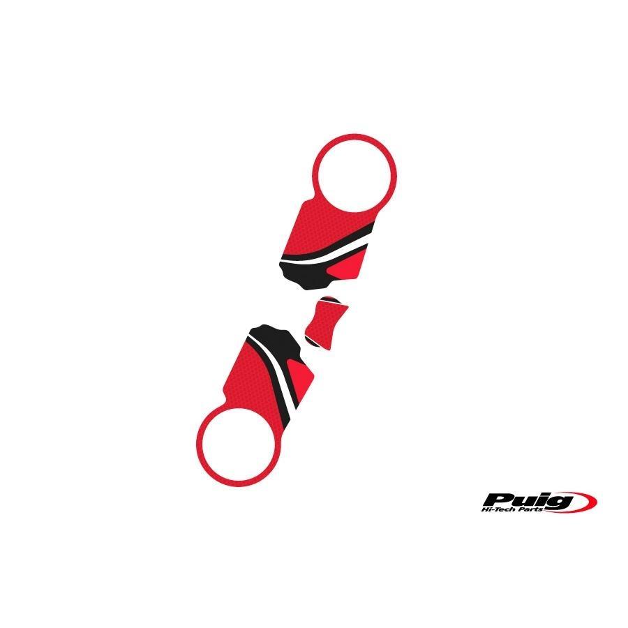PROTECTOR TIJA PUIG HONDA CBR1000RR 04-07 C/ROJO 6965R