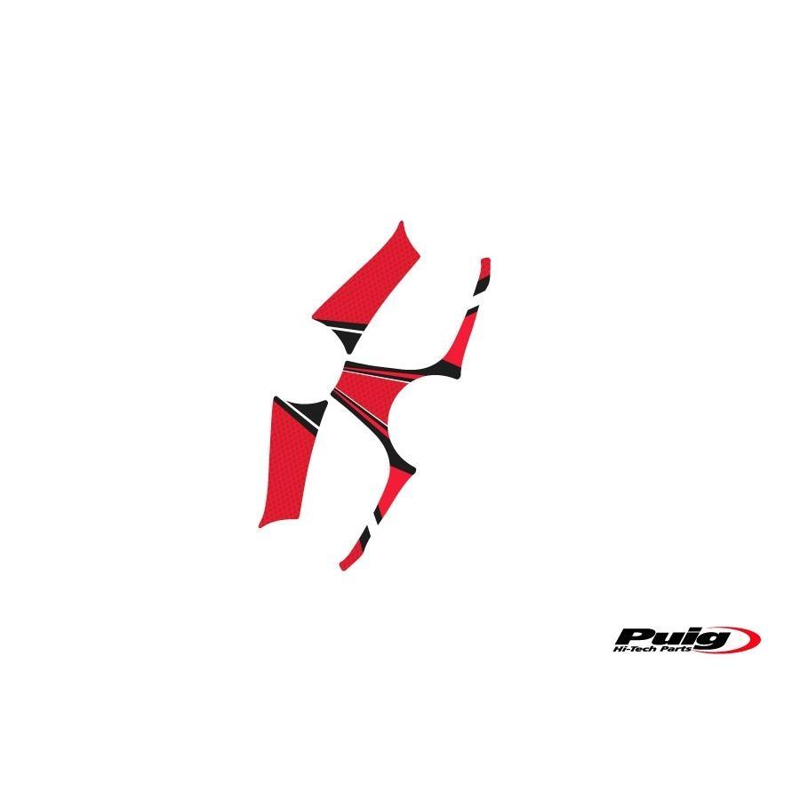 PROTECTOR TIJA PUIG BMW F800S 06-11/F800GS 08-17 C/ROJO 6985R