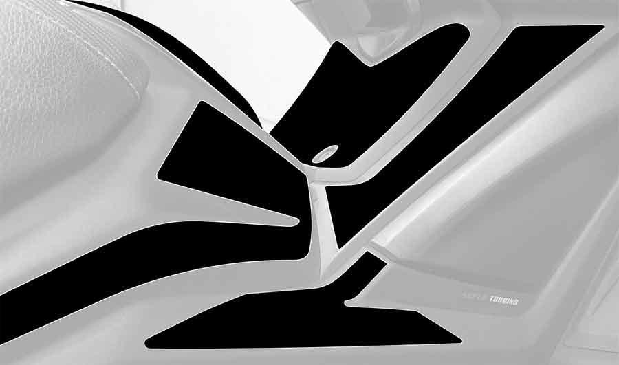 KIT PROTECTOR DEPOSITO PUIG KYMCO AK550 17'- C/NEGRO 9953N