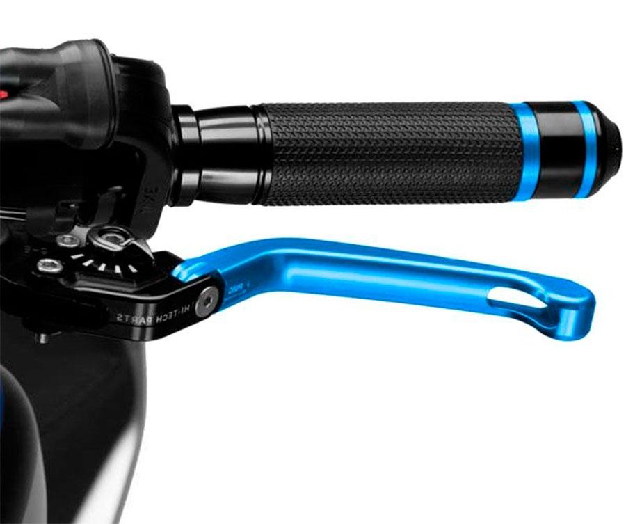 MANETA FRENO PUIG ABATIBLE 3.0. C/AZUL SELECTOR C/NEGRO   110AN