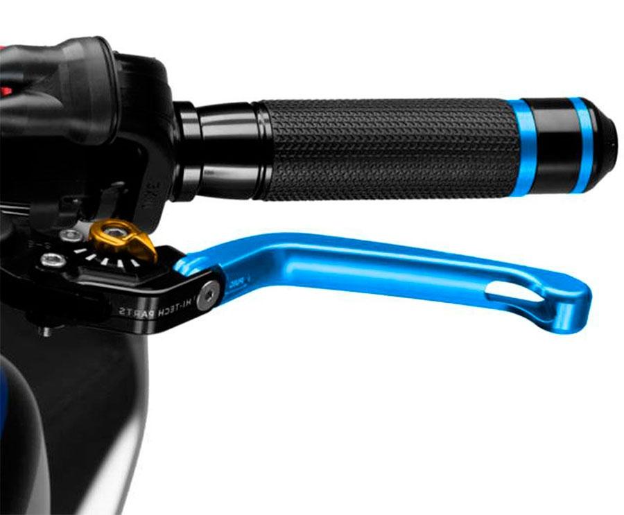 MANETA FRENO PUIG ABATIBLE 3.0. C/AZUL SELECTOR C/ ORO   110AO