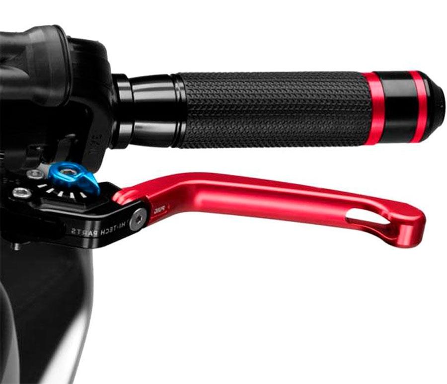 MANETA FRENO PUIG ABATIBLE 3.0. C/ROJO SELECTOR C/AZUL   110RA
