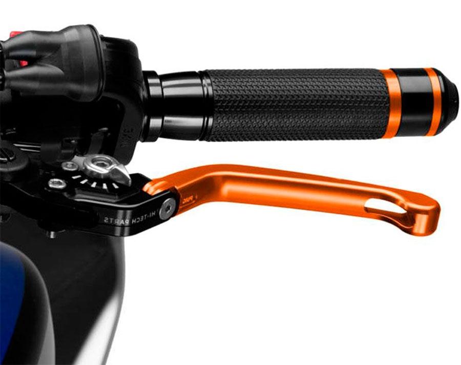 MANETA FRENO PUIG ABATIBLE 3.0. C/NARANJA SELECTOR C/PL   110TP