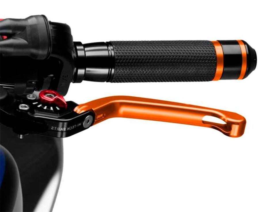 MANETA FRENO PUIG ABATIBLE 3.0. C/NARANJA SELECTOR C/RO   110TR