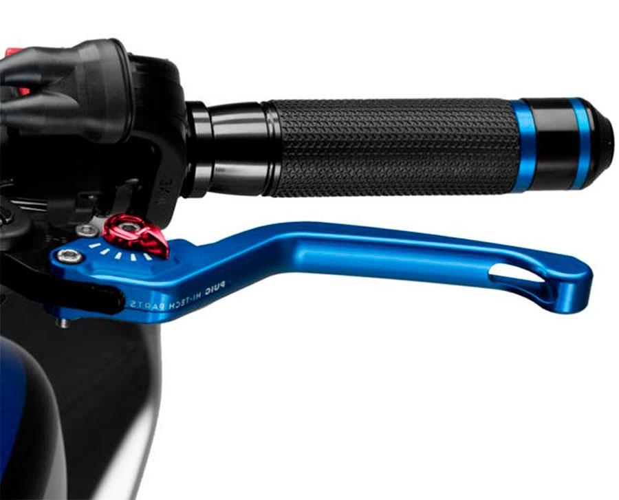 MANETA FRENO PUIG FIJA 3.0. C/AZUL SELECTOR C/ROJO   120AR