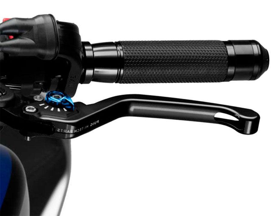 MANETA FRENO PUIG FIJA 3.0. C/NEGRO SELECTOR C/AZUL   120NA