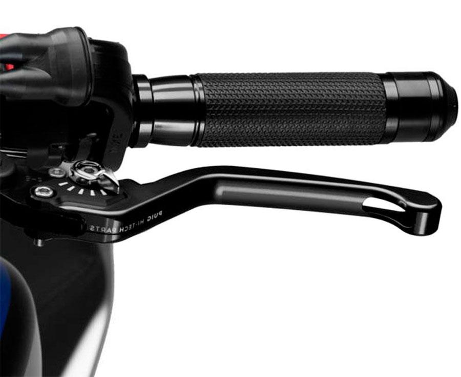 MANETA FRENO PUIG FIJA 3.0. C/NEGRO SELECTOR C/PLATA   120NP