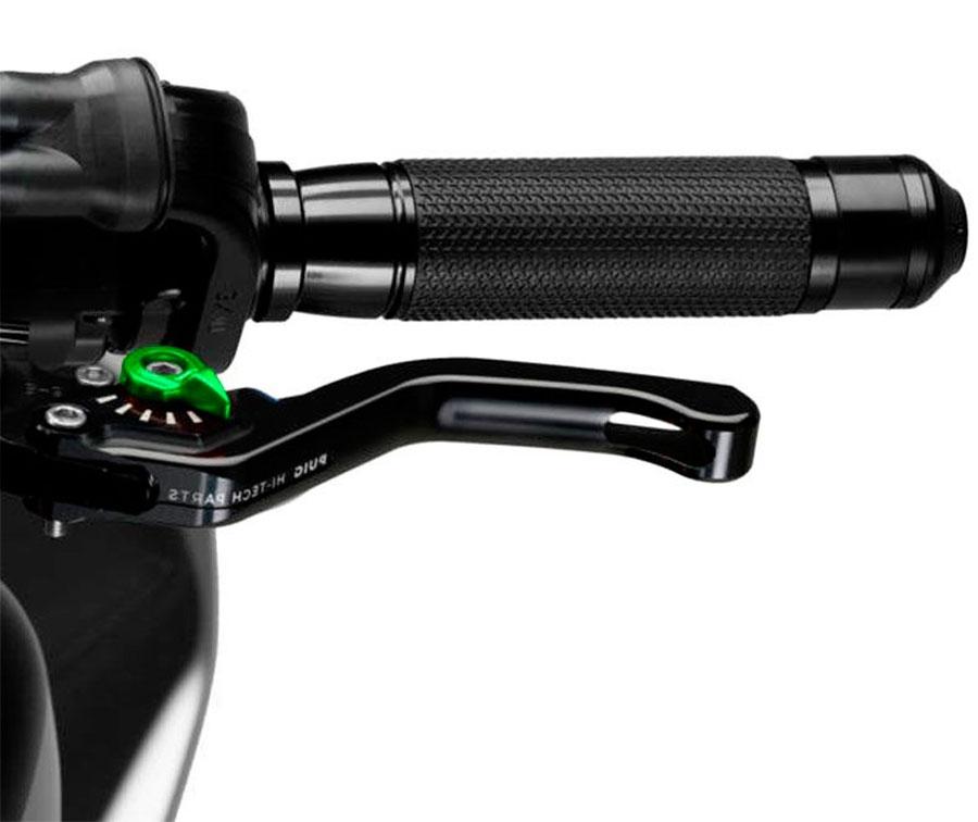 MANETA FRENO PUIG CORTA 3.0. C/NEGRO SELECTOR C/VERDE   130NV