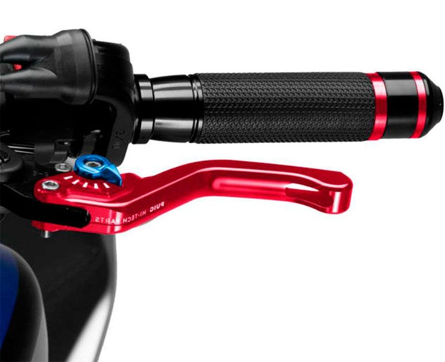 MANETA FRENO PUIG CORTA 3.0. C/ROJO SELECTOR C/AZUL   130RA