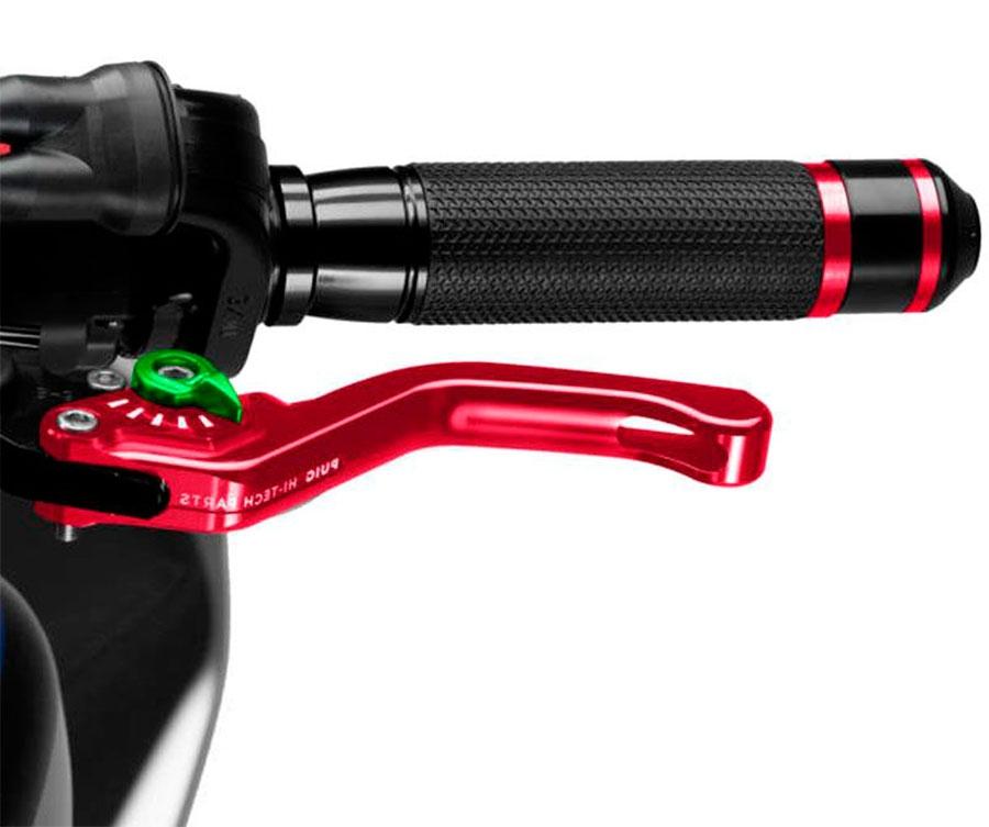 MANETA FRENO PUIG CORTA 3.0. C/ROJO SELECTOR C/VERDE   130RV