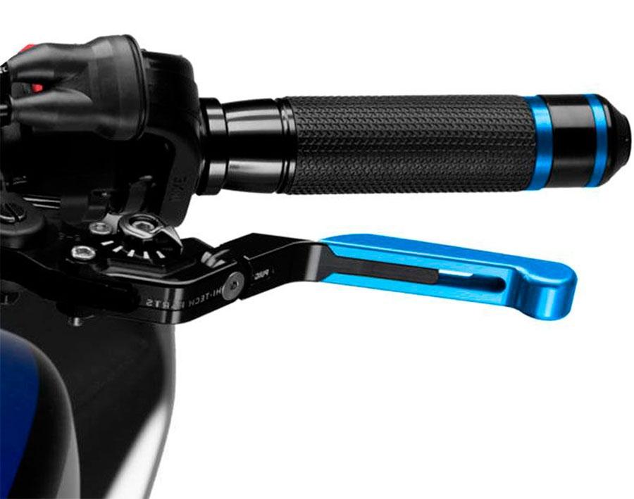 MANETA FRENO PUIG 3.0. NEGRO EXTEN/AZUL SELECTOR/NEGRO   14ANN