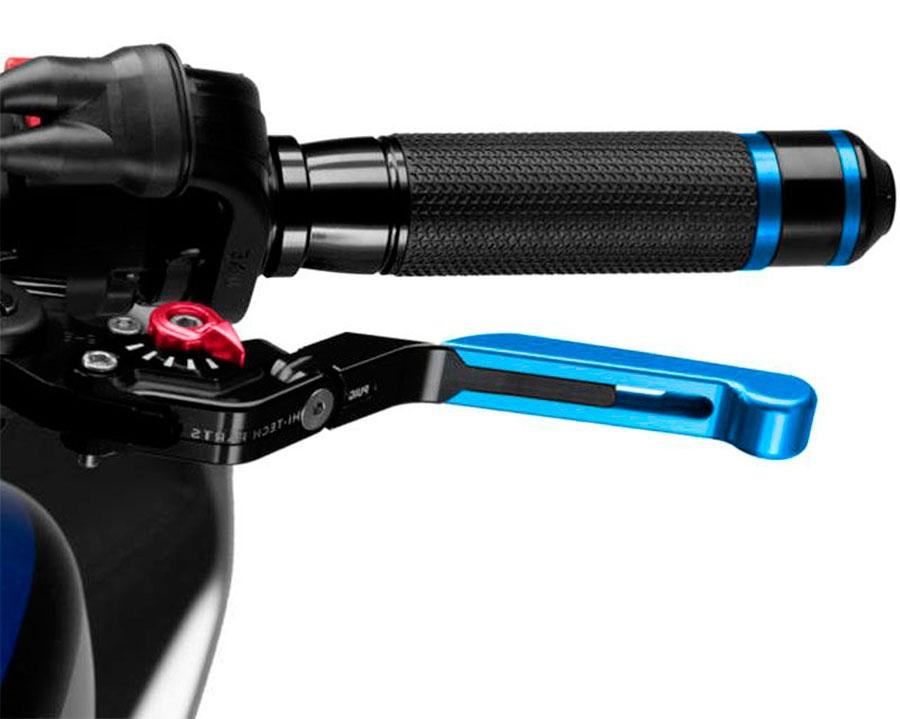 MANETA FRENO PUIG 3.0. NEGRO EXTEN/AZUL SELECTOR/ROJO   14ANR