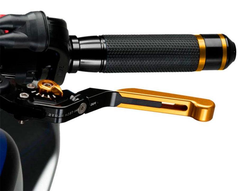 MANETA FRENO PUIG 3.0. NEGRO EXTEN/ORO SELECTOR/ORO   14ONO