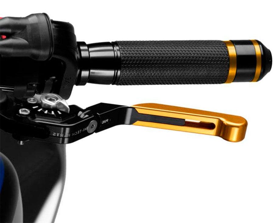 MANETA FRENO PUIG 3.0. NEGRO EXTEN/ORO SELECTOR/PLATA   14ONP