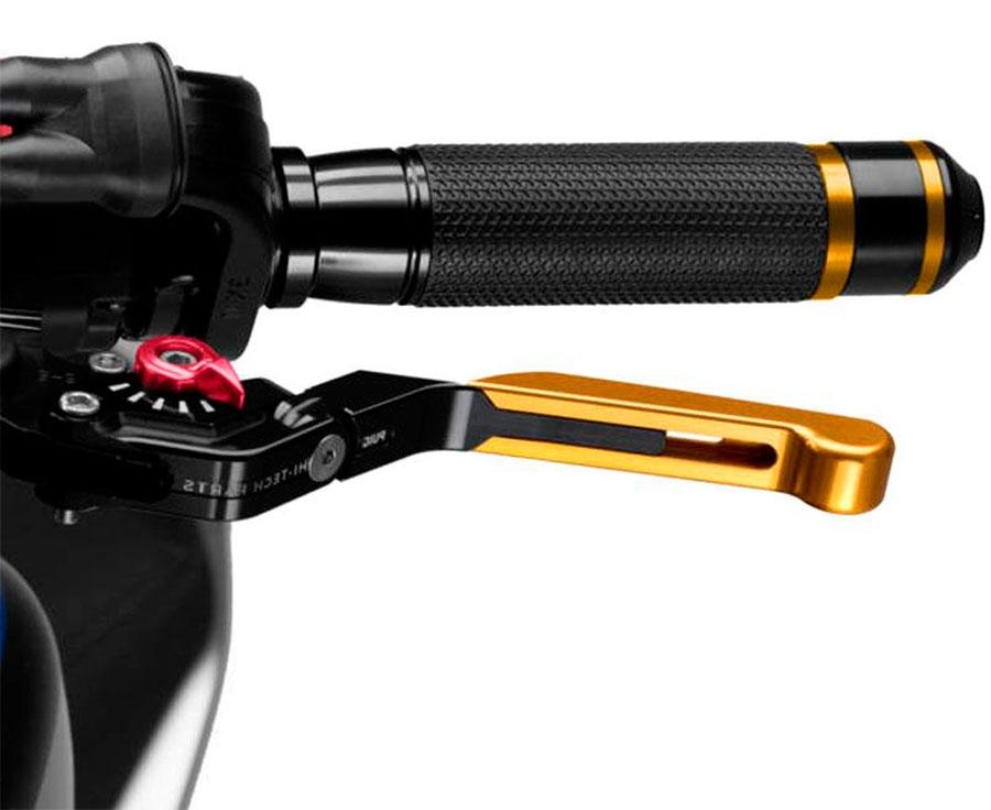 MANETA FRENO PUIG 3.0. NEGRO EXTEN/ORO SELECTOR/ROJO   14ONR
