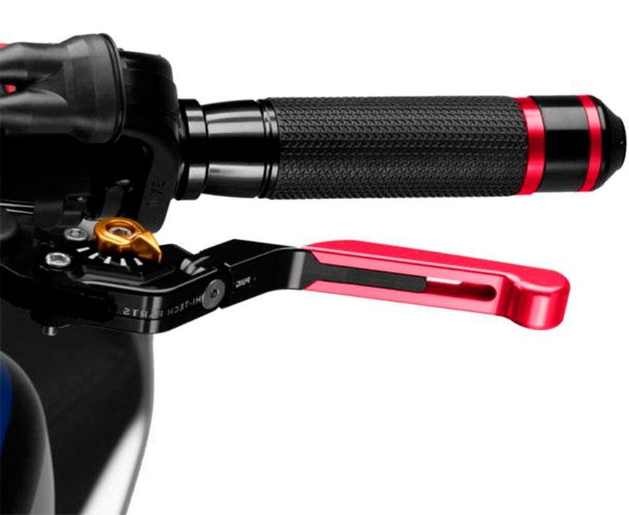 MANETA FRENO PUIG 3.0. NEGRO EXTEN/ROJO SELECTOR/ORO   14RNO