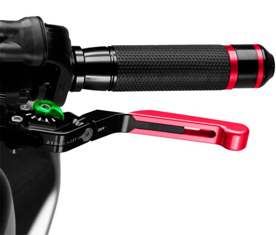 MANETA FRENO PUIG 3.0. NEGRO EXTEN/ROJO SELECTOR/VERDE   14RNV