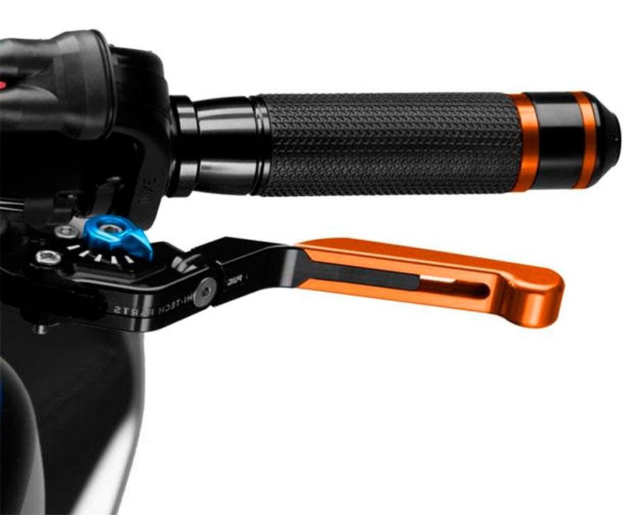 MANETA FRENO PUIG 3.0. NEGRO EXTEN/NARANJA SELECT/AZUL   14TNA