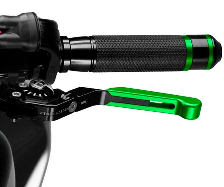 MANETA FRENO PUIG 3.0. NEGRO EXTEN/VERDE SELECTOR/NEGRO   14VNN