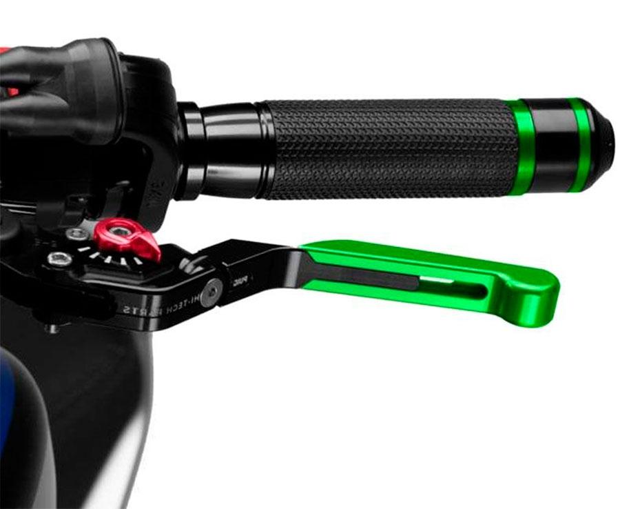 MANETA FRENO PUIG 3.0. NEGRO EXTEN/VERDE SELECTOR/ROJO   14VNR