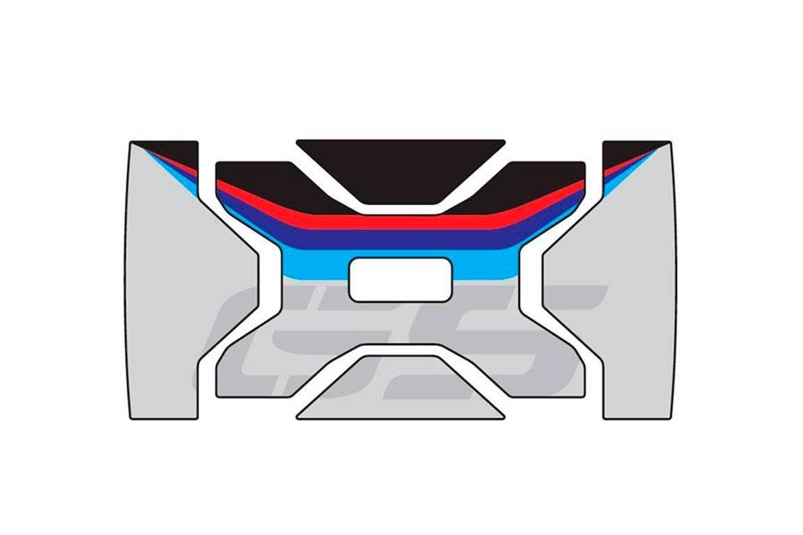 KIT ADHESIVOS PUIG TOPCASE BMW MODELO VARIO GS   20229N