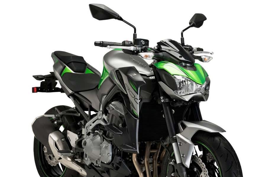 CONJUNTO DE ALERONES PARA KAWASAKI Z900 17'- C/NEG