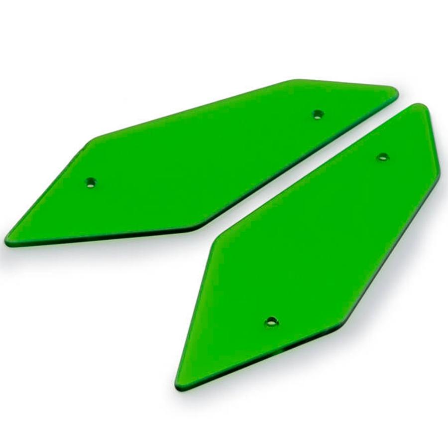 JUEGO DEFLECTORES ALERONES NAKED COLOR VERDE PUIG   20329V