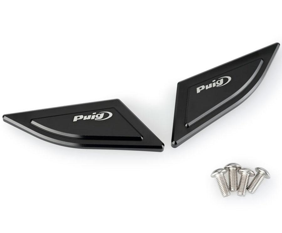 JUEGO TAPITAS RETROVISOR PUIG MODELOS PANIGLE V2 C/NEGR   20427N