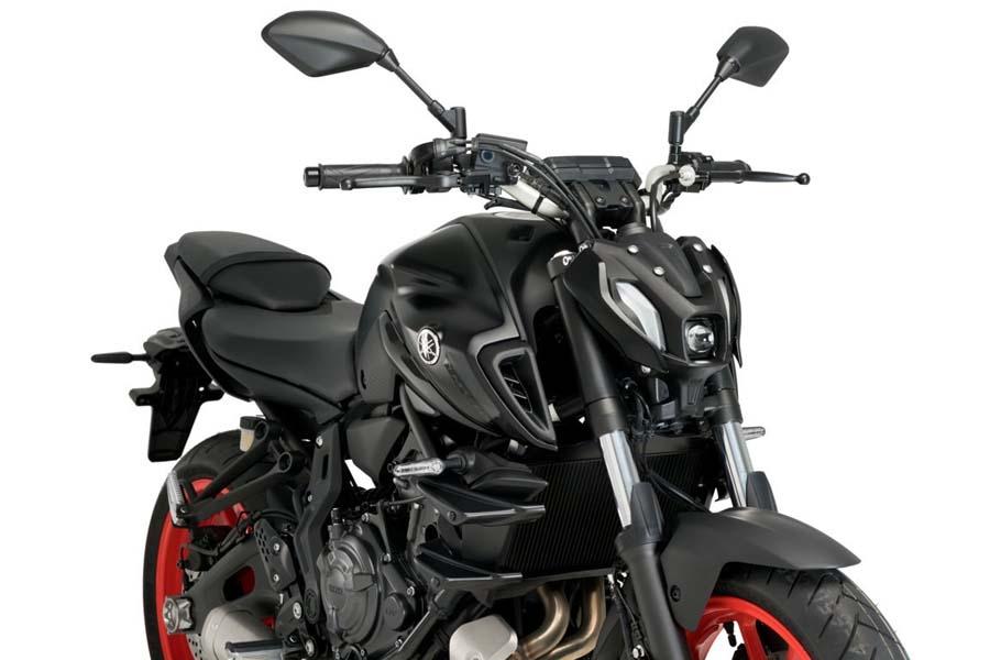 CONJUNTO DE ALERONES PARA YAMAHA MT-07 21' C/NEGRO