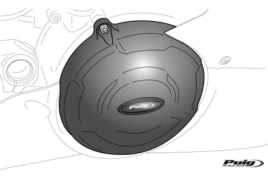 KIT 2 TAPA PROT MOTO DUCATI STREETFIGHTER V4/V4S PUIG 20800N