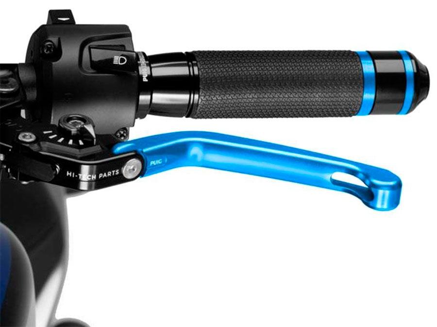 MANETA EMBRAGUE PUIG ABATIBLE 3.0. C/AZUL SELECTOR C/NE   210AN