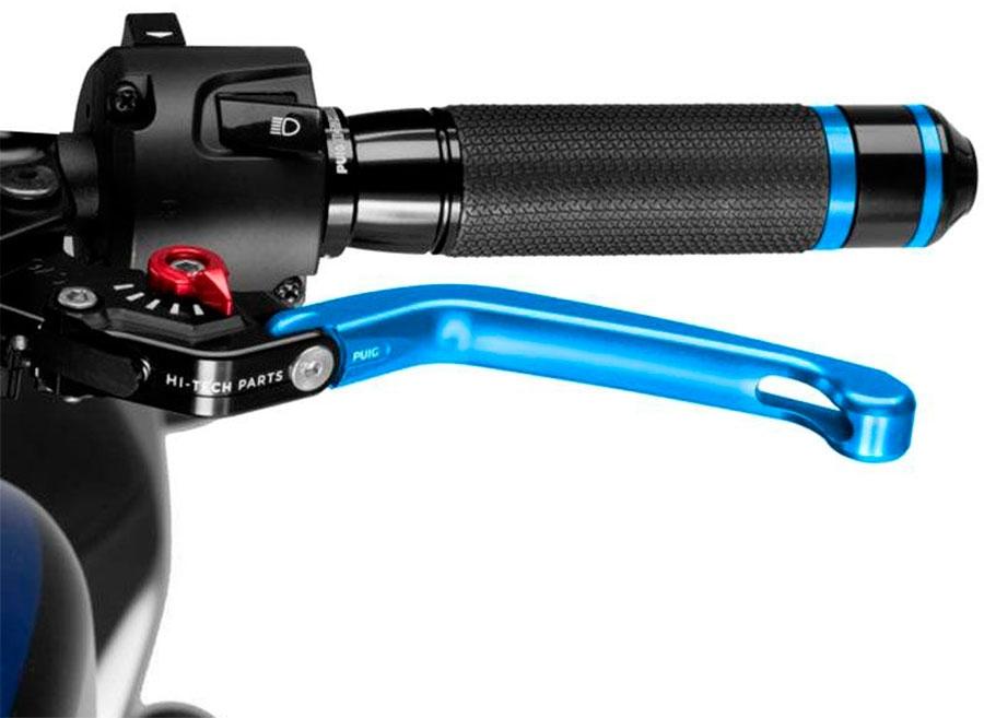 MANETA EMBRAGUE PUIG ABATIBLE 3.0. C/AZUL SELECTOR C/RO   210AR