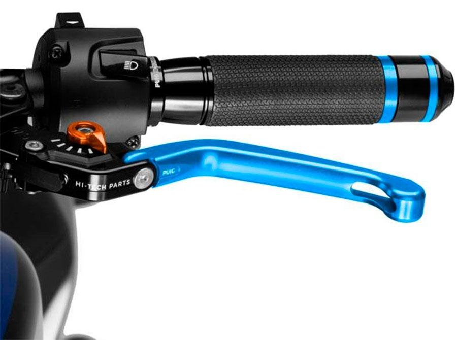 MANETA EMBRAGUE PUIG ABATIBLE 3.0. C/AZUL SELECTOR C/NA   210AT