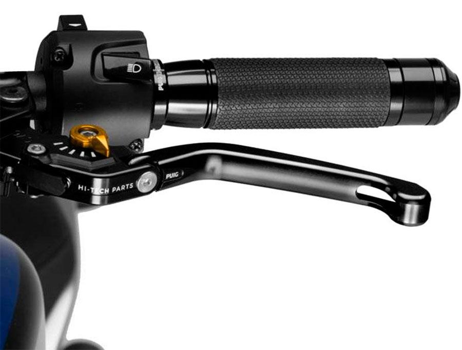 MANETA EMBRAGUE PUIG ABATIBLE 3.0. C/NEGRO SELECTOR C/O   210NO