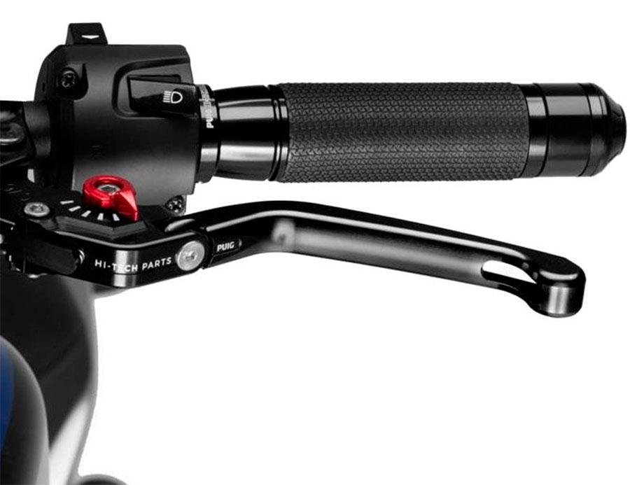 MANETA EMBRAGUE PUIG ABATIBLE 3.0. C/NEGRO SELECTOR C/R   210NR