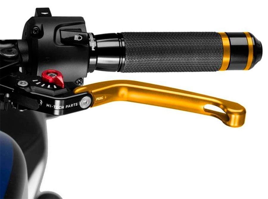 MANETA EMBRAGUE PUIG ABATIBLE 3.0. C/ORO SELECTOR C/ROJ   210OR