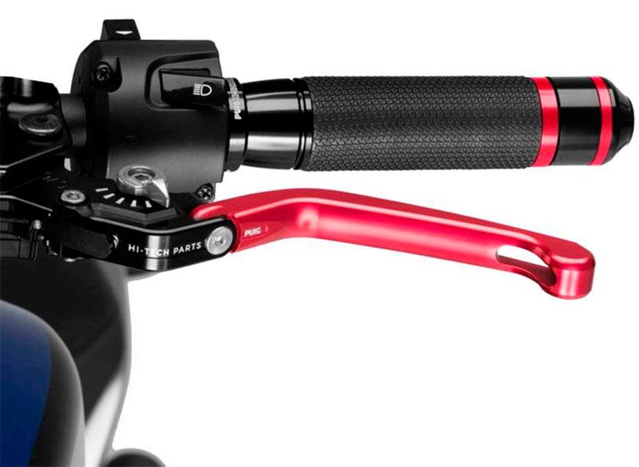 MANETA EMBRAGUE PUIG ABATIBLE 3.0. C/ROJO SELECTOR C/PL   210RP