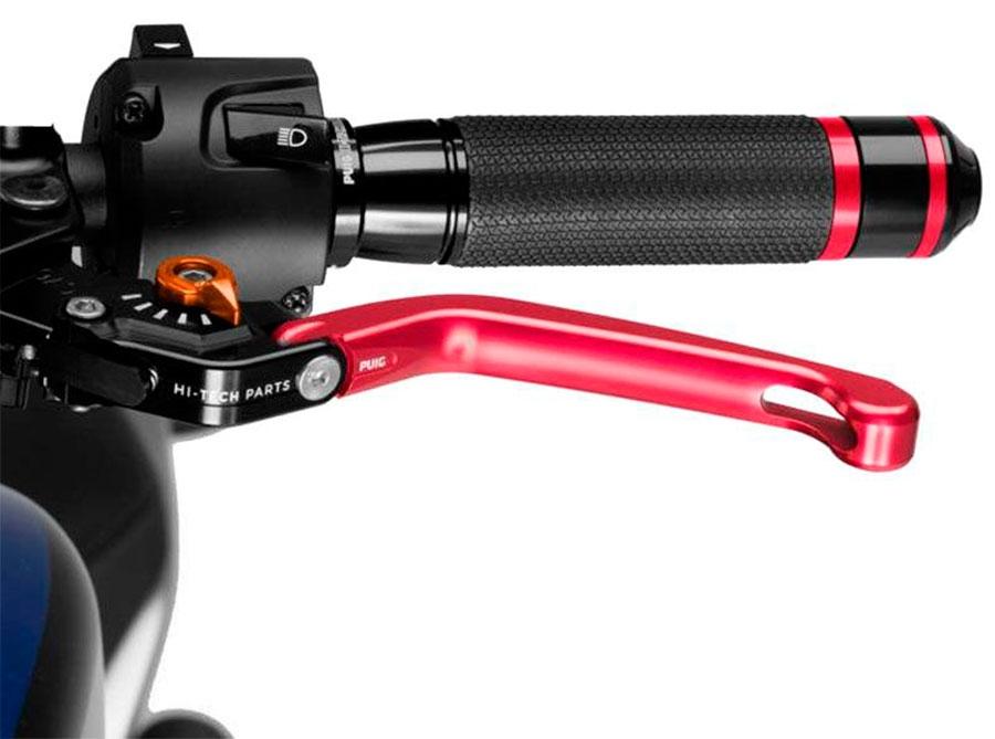 MANETA EMBRAGUE PUIG ABATIBLE 3.0. C/ROJO SELECTOR C/NA   210RT
